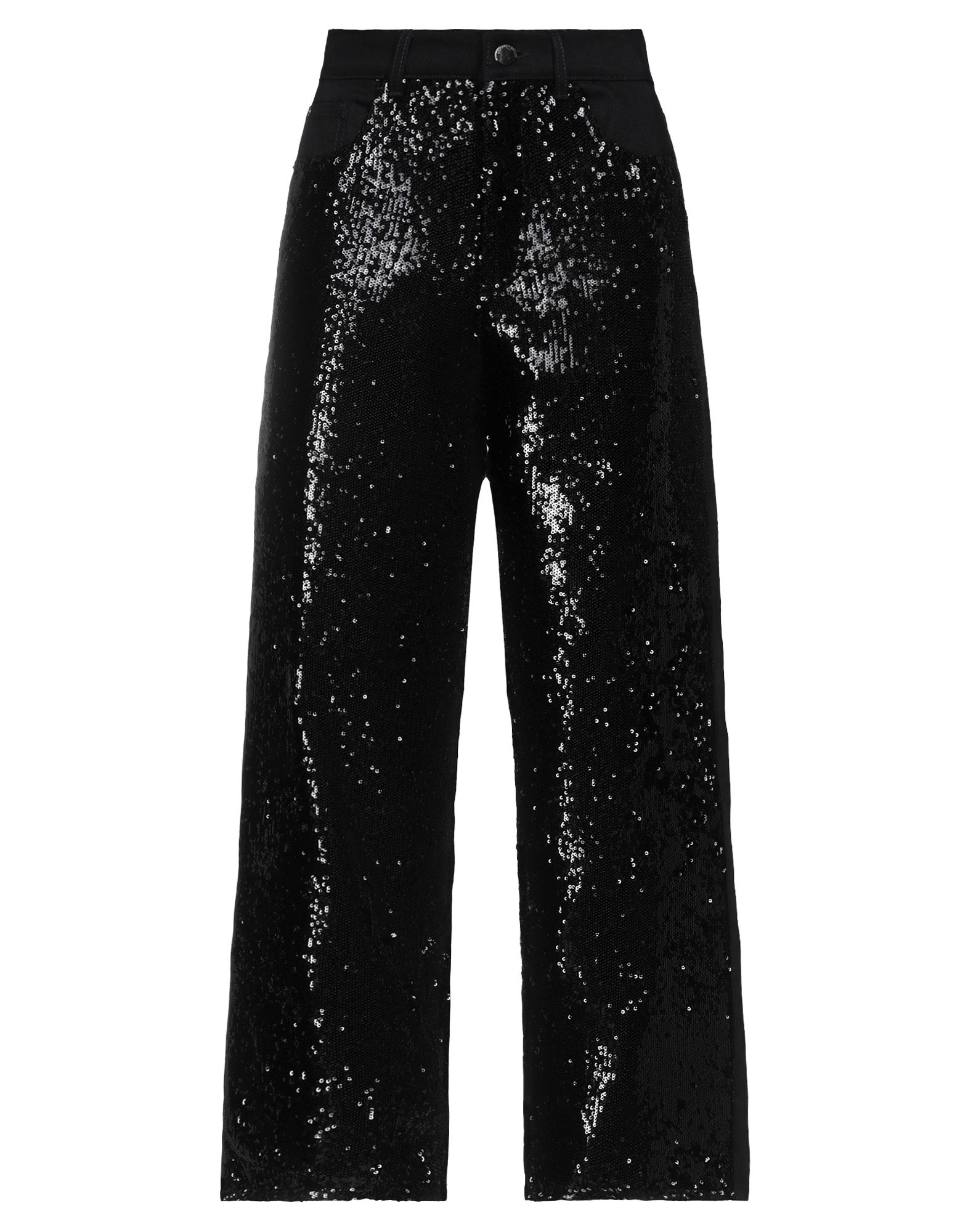 Shop Emporio Armani Woman Pants Black Size 29 Cotton, Polyester