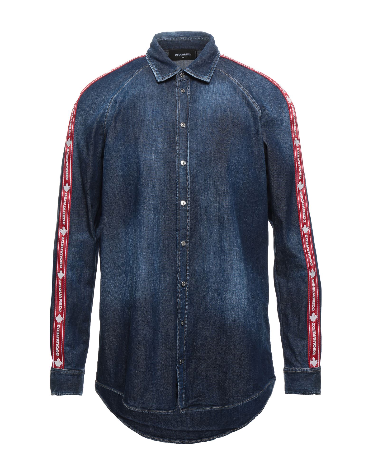 Dsquared2 Denim Shirts In Blue