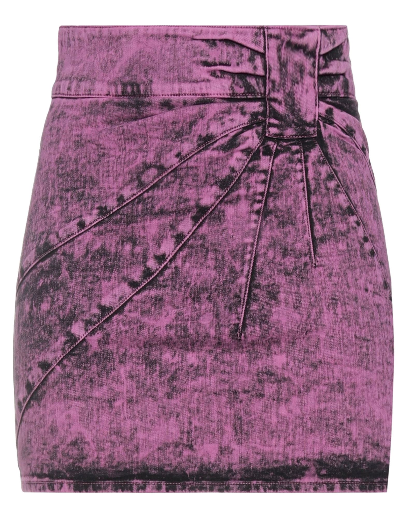 Red Valentino Denim Skirts In Purple