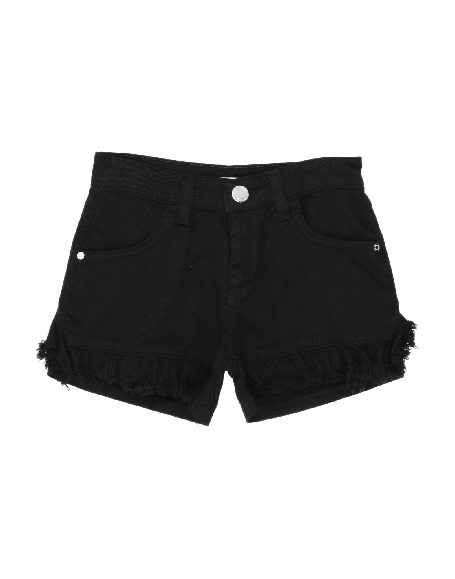 L U L U By Miss Grant Kids Denim Shorts In Black Modesens