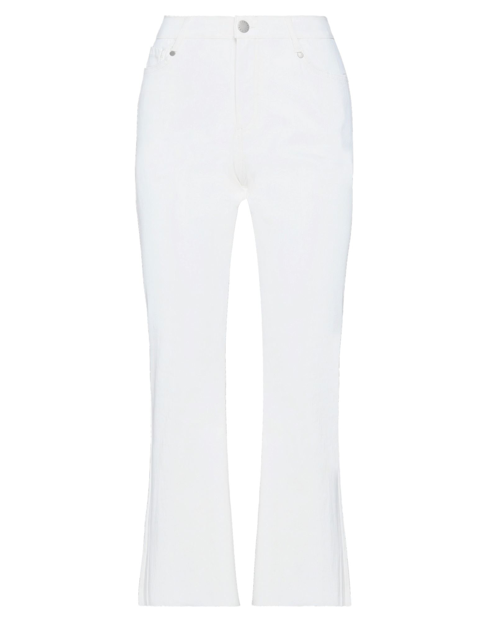 Shop Federica Tosi Woman Jeans White Size 31 Viscose, Nylon, Polyester, Elastane