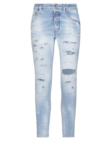 Shop Dsquared2 Woman Jeans Blue Size 2 Cotton, Elastane