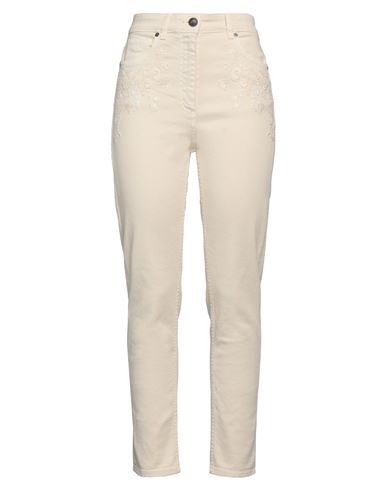Etro Woman Jeans Beige Size 29 Cotton, Elastane, Polyester
