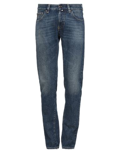 Moorer Man Jeans Blue Size 33 Cotton, Elastane In Blue