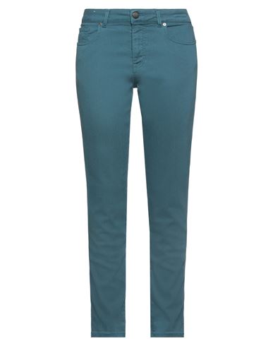 Pt Torino Woman Jeans Deep Jade Size 28 Lyocell, Cotton, Pes - Polyethersulfone, Elastane In Green