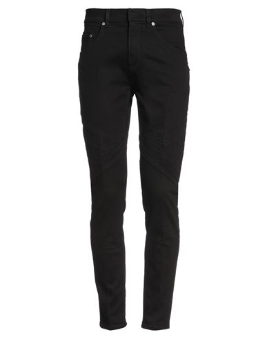 Shop Neil Barrett Man Jeans Black Size 31 Cotton, Elastane