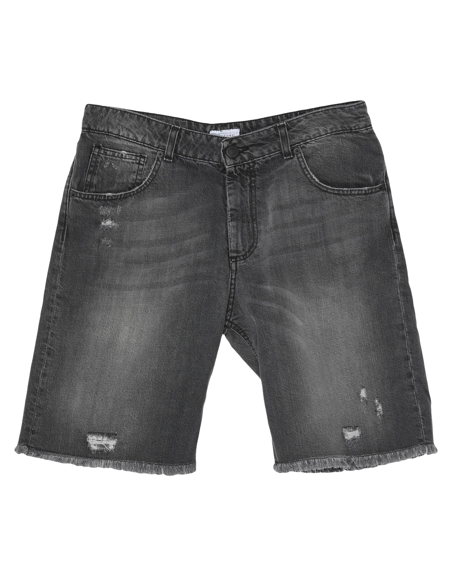 Family First Milano Denim Shorts In Lead
