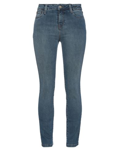 Woman Jeans Blue Size 25 Cotton, Elastane