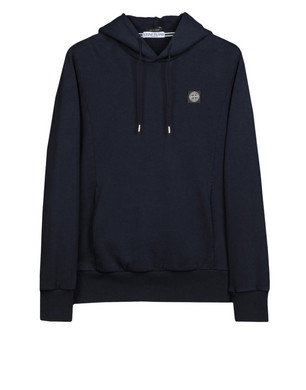 Navy blue stone island hot sale hoodie