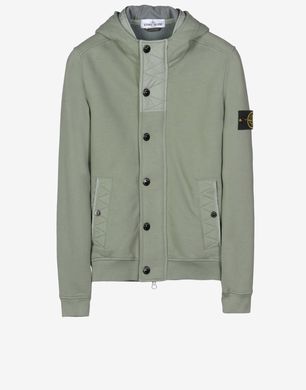 zip hoodie stone island