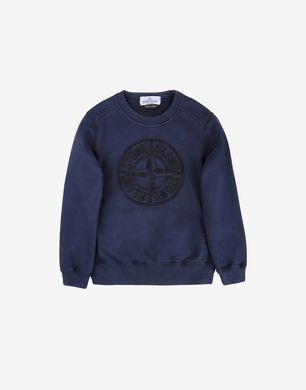 Mens navy store stone island sweatshirt