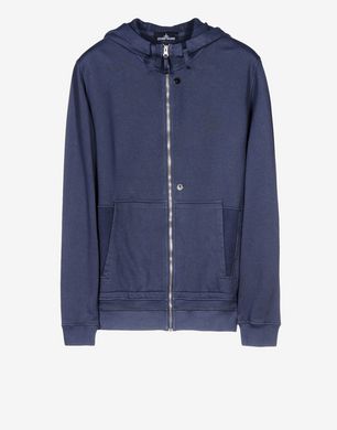 60210 ZIP HOODY _ CO FELPA スウェットブルゾン Stone Island メンズ