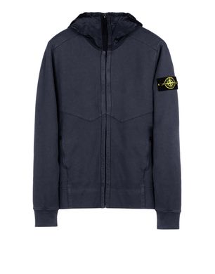 Stone island zipped outlet sweatshirt