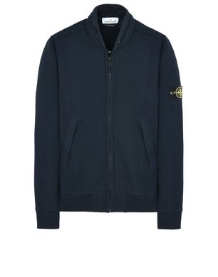 Felpa con zip stone island sales