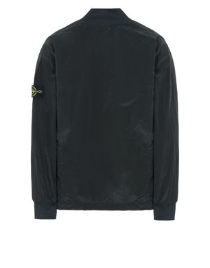 Stone island black outlet nylon metal overshirt