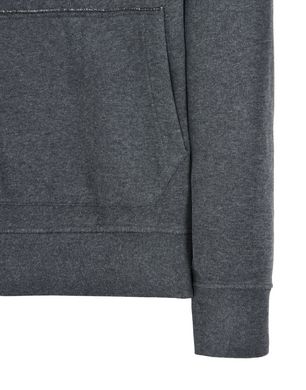 Dark grey stone island on sale hoodie