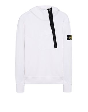 Stone island diagonal zip hot sale hoodie