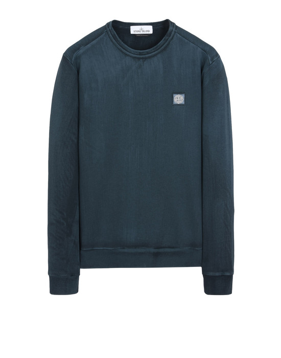 43200444ue - FLEECEWEAR STONE ISLAND Sweatshirt 62365 HAND BRUSHED COLOUR TREATMENT STONE ISLAND - 0