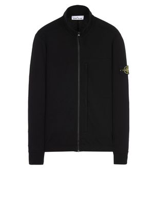 Felpa stone island store con cerniera