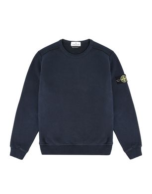 Mens navy stone island 2024 sweatshirt