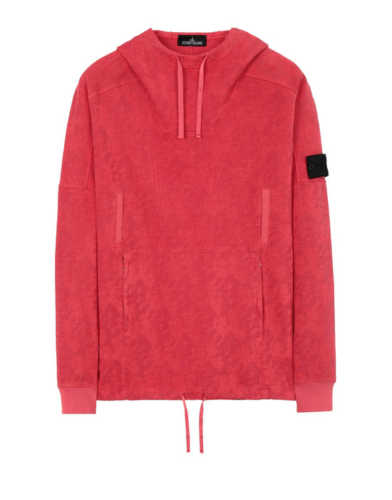 43200695in - FLEECEWEAR STONE ISLAND SHADOW PROJECT Sweatshirt 60309 FLANK POCKET ANORAK (PRINTED JERSINHO) PANAMA WEAVED COTTON CHENILLE WITH ENPHATIZING PRINT - GARMENT DYED STONE ISLAND SHADOW PROJECT - 0