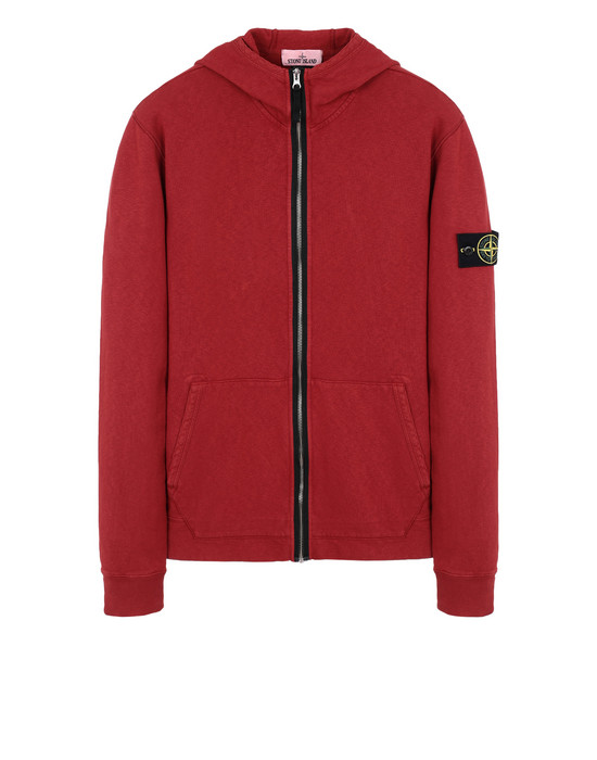 43200758xj - FLEECEWEAR STONE ISLAND Zip sweatshirt 64160 'OLD' DYE TREATMENT STONE ISLAND - 0