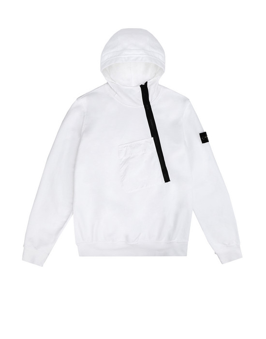 43200792xq - FLEECEWEAR STONE ISLAND JUNIOR Zip sweatshirt 60140 STONE ISLAND JUNIOR - 0