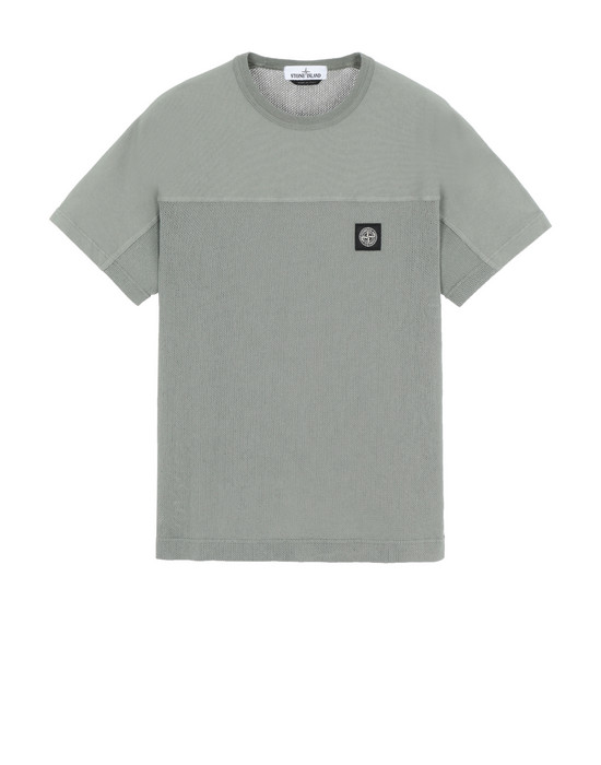 43200925xc - FLEECEWEAR STONE ISLAND SHORT SLEEVE SWEATSHIRT 63159 STONE ISLAND - 0