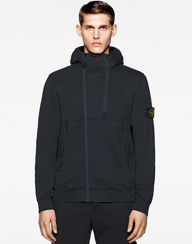 hoodie zipper stone island