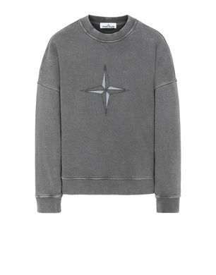 blue grey sweatshirt