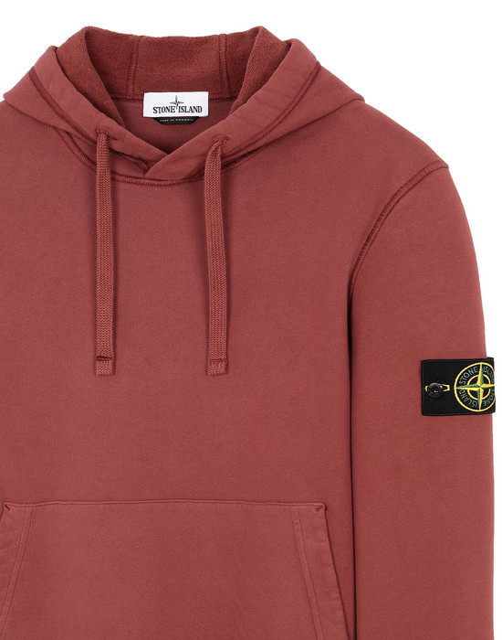 Stone island best sale burgundy hoodie