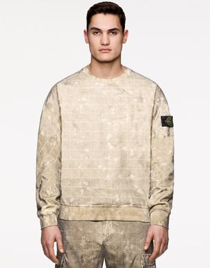 636E2 DUST COLOUR WITH GHILLIE LASER CAMO スウェット Stone Island ...