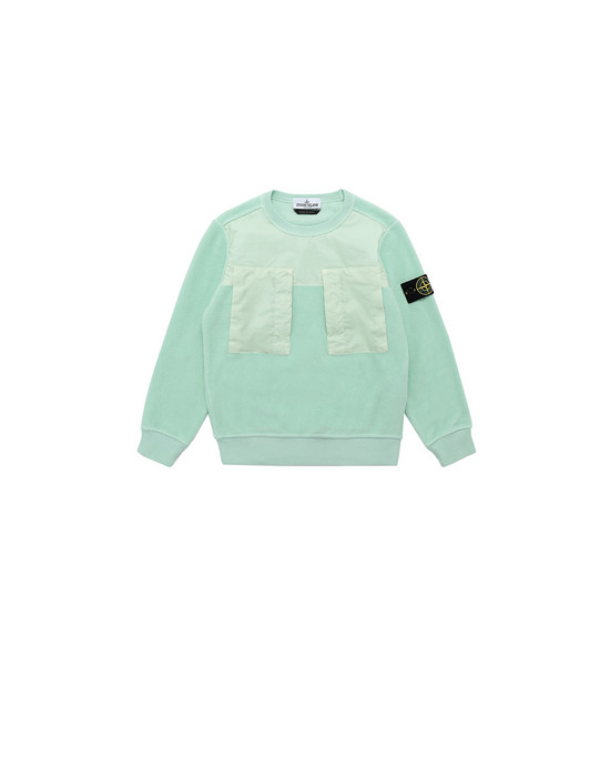 STONE ISLAND JUNIOR 60544 Sweatshirt Man Light Green