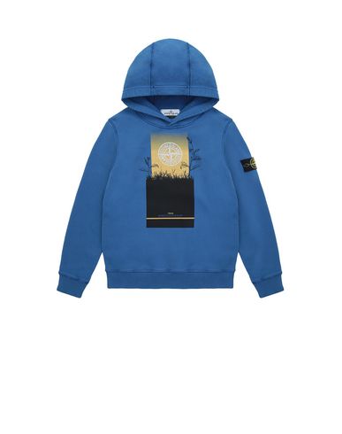 STONE ISLAND JUNIOR 61740 Sweatshirt Man Periwinkle EUR 168
