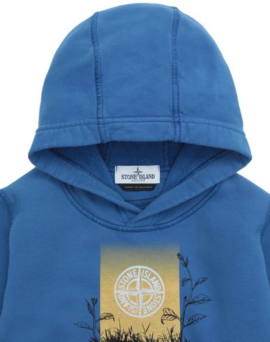 stone island hoodie logo on front