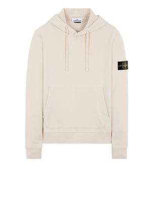 Stone island beige discount hoodie