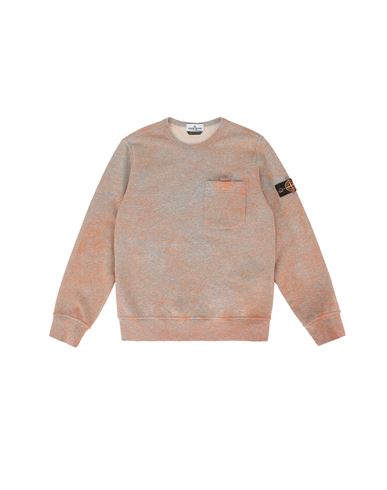 STONE ISLAND JUNIOR Sweatshirt Man 61144 DUST COLOUR TREATMENT f