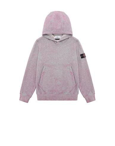 STONE ISLAND JUNIOR Sweatshirt Man 61044 DUST COLOUR TREATMENT f