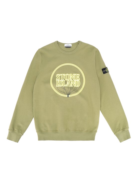 62340 GLOW IN THE DARK Sweatshirt Stone Island Men Official Online Store