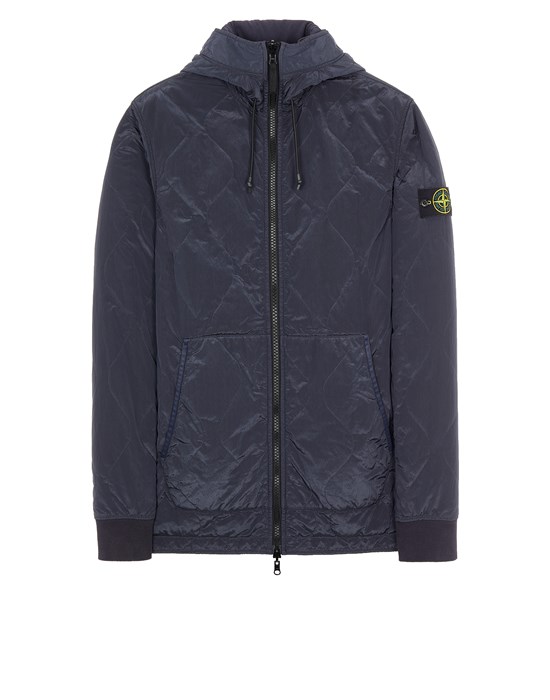Sold out - STONE ISLAND 64948 QUILTED NYLON METAL/COTTON NYLON JERSEY _REVERSIBLE  Sweatshirt Man Ink Blue