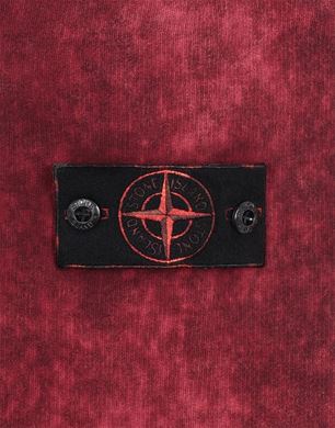 stone island red patch