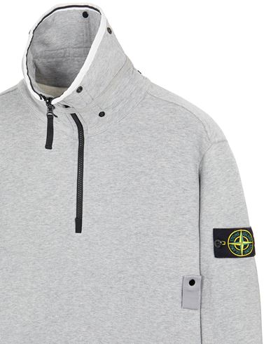 stone island fleece sweatshirt