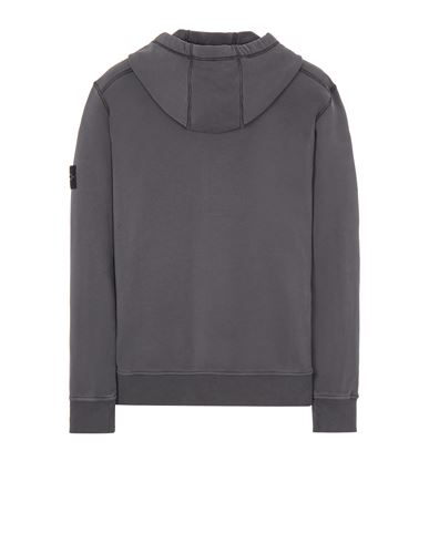 stone island grey hooded sweatshirt