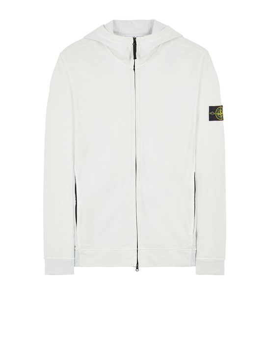 Sold out - STONE ISLAND 656Q1 HEAVY COTTON JERSEY_GARMENT DYED 82/22 卫衣 男士 冰霜色