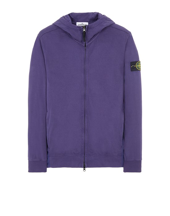 Sold out - STONE ISLAND 656Q1 HEAVY COTTON JERSEY_GARMENT DYED 82/22 Sweatshirt Man Royal Blue