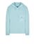 1 of 5 - Sweatshirt Man 61253 DIAGONAL STRETCH FRENCH TERRY_GARMENT DYED Front STONE ISLAND