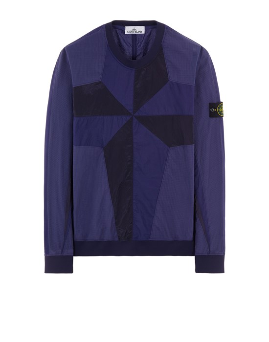 Sold out - STONE ISLAND 60254 COTTON NYLON RIPSTOP_ STAR INLAY_ GARMENT DYED スウェット メンズ ロイヤルブルー