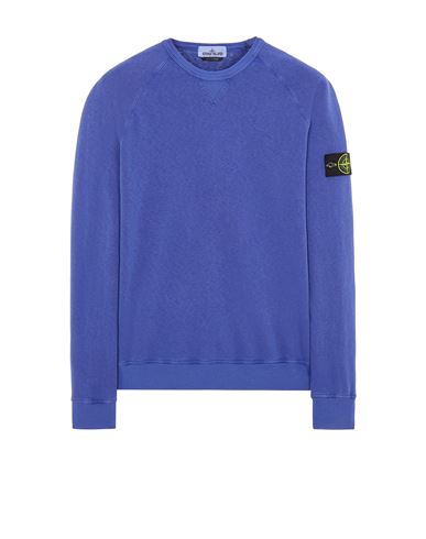 mens blue stone island sweatshirt