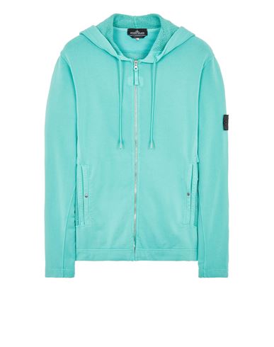 mint green stone island hoodie