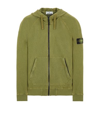 stone island olive sweatshirt